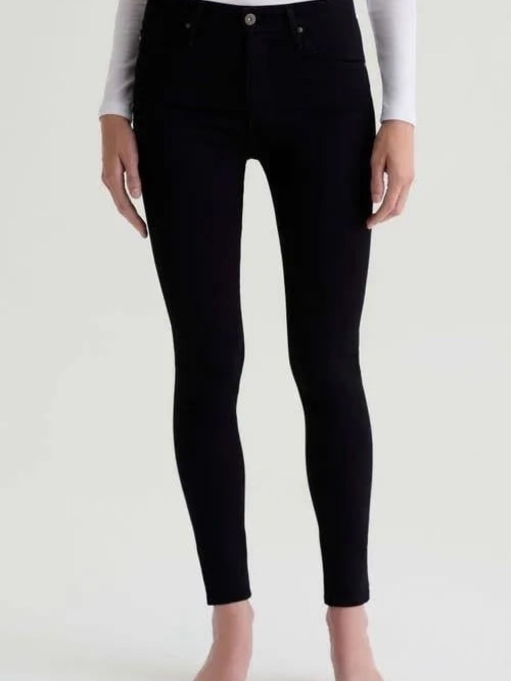 Ag Adriano Goldschmied Black Skinny Women's Jeans
